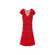 Twinset Maxi Dresses Red, Dam