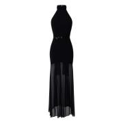 Elisabetta Franchi Maxi Dresses Black, Dam