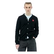 Comme des Garçons Play Knitwear Black, Herr