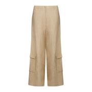 Mes Demoiselles Trousers Beige, Dam