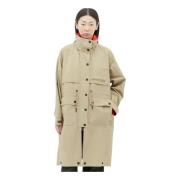 Moncler Coats Beige, Dam