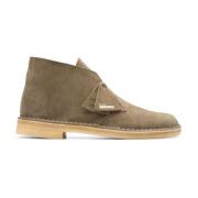 Clarks Ökenkänga i blek khaki Green, Herr