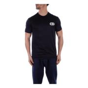 Emporio Armani T-Shirts Blue, Herr