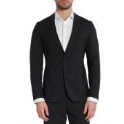 Hugo Boss Elegant Svart Ull Blazer Black, Herr