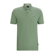 Hugo Boss Ekologisk Bomull Polo Pallas Grön Green, Herr