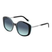 Tiffany Black/Blue Shaded Sunglasses Black, Dam