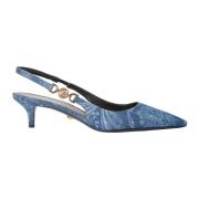 Versace Pumps Blue, Dam