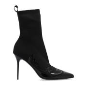 Balmain Klackade ankelboots Black, Dam