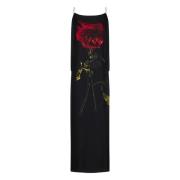 Alexander McQueen Maxi Dresses Black, Dam