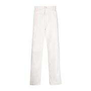 Carhartt Wip Straight Jeans White, Herr