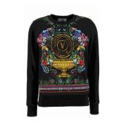 Versace Jeans Couture Sweatshirts Black, Dam