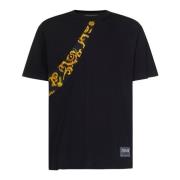 Versace Jeans Couture Svart T-shirt och Polo Kollektion Black, Herr