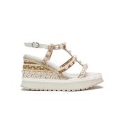 Alma EN Pena Casual Vita Läder Damsandaler White, Dam