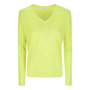 Lisa Yang V-neck Knitwear Green, Dam