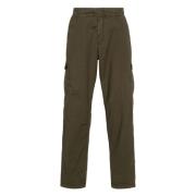 Herno Cargo Cotton Pants Green, Herr