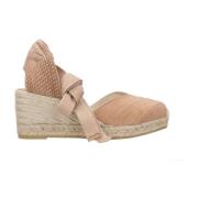 Espadrilles Wedges Brown, Dam