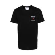 Moschino T-Shirts Black, Herr