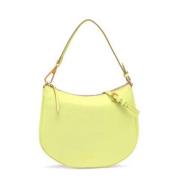 Gianni Chiarini Sunny Light Halvcirkel Läder Väska Yellow, Dam