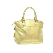 Louis Vuitton Vintage Pre-owned Laeder handvskor Yellow, Dam