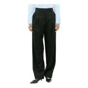 Jacquemus Trousers Black, Dam