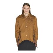 Kiko Kostadinov Shirts Brown, Herr