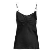 Mauro Grifoni Sleeveless Tops Black, Dam