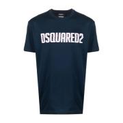 Dsquared2 T-Shirts Blue, Herr