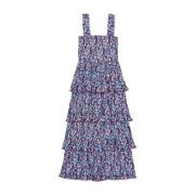 Ganni Midi Dresses Multicolor, Dam