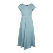 Max Mara Weekend Maxi Dresses Blue, Dam