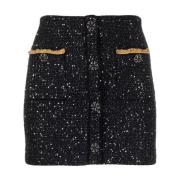 Self Portrait Skirts Black, Dam