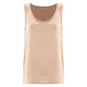 Kocca Sleeveless Tops Pink, Dam