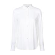 Vince Long Sleeve Tops White, Dam