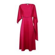 Max Mara Weekend Midi Dresses Pink, Dam