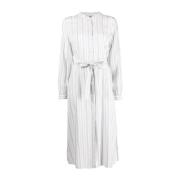 Tommy Hilfiger Midi Dresses White, Dam