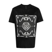 Billionaire Svart Casual Rund Hals T-shirt Black, Herr