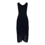 High Midi Dresses Blue, Dam