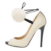 Jimmy Choo Pre-owned Pre-owned Laeder klackskor White, Dam