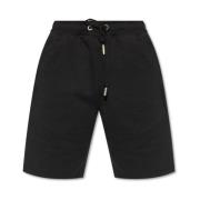 Ami Paris Shorts med logotyp Black, Dam