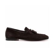 Santoni Läder Loafers Brown, Herr