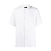 Vince Short Sleeve Shirts White, Herr