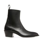 Bally Svart Casual Stängd Låg Klack Bootie Black, Dam