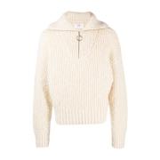 Ami Paris Sweatshirts Beige, Dam