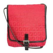 Fendi Vintage Pre-owned Canvas fendi-vskor Pink, Dam