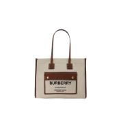 Burberry Vintage Pre-owned Bomull totevskor Beige, Dam