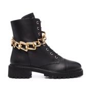 Giuseppe Zanotti Biker Boots Black, Dam