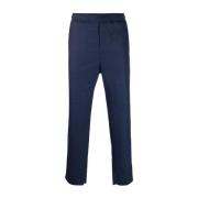 Etro Straight Trousers Blue, Herr