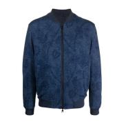 Etro Bomber Jackets Blue, Herr