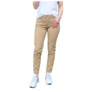 Islow Clara Randiga Byxor Beige, Dam