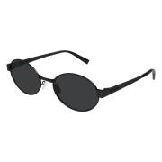 Saint Laurent Oval Vintage Solglasögon SL 692001 Black, Dam