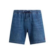 Polo Ralph Lauren Ikoniska Prepster Jeans Shorts Blue, Herr